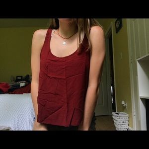 super cute maroon tank